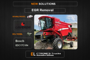 EGR Off Laverda Bosch EDC17CV54 Electronics Trucks Automotive Software