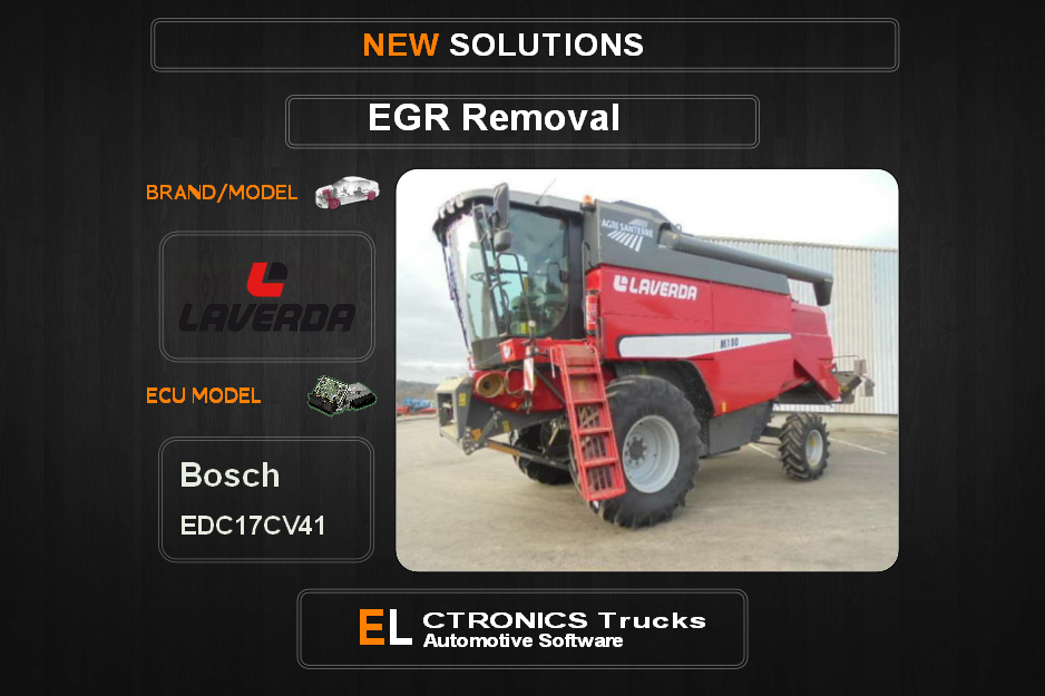 EGR Off Laverda Bosch EDC17CV41 Electronics Trucks Automotive Software