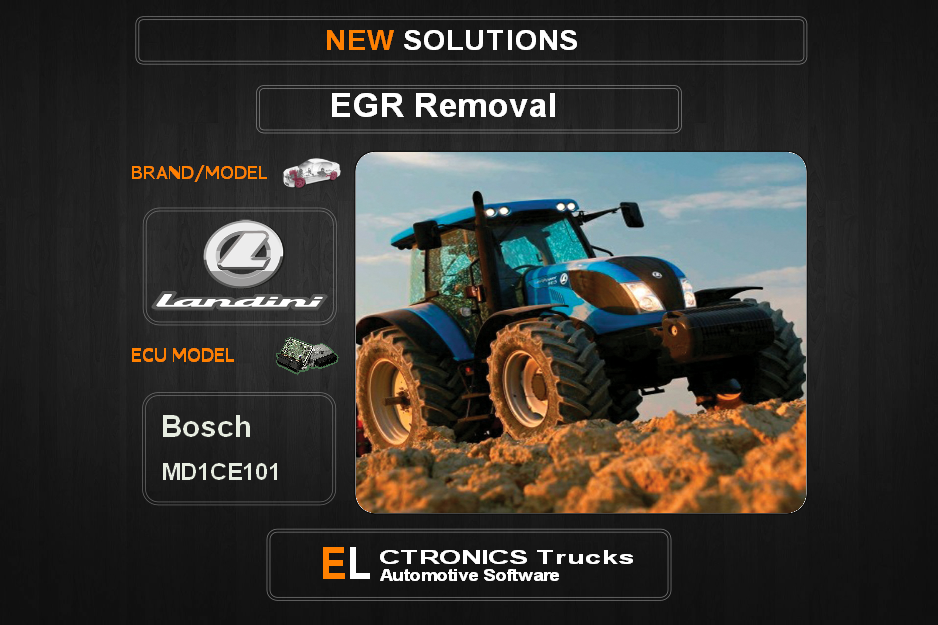 EGR Off Landini Bosch MD1CE101 Electronics Trucks Automotive Software
