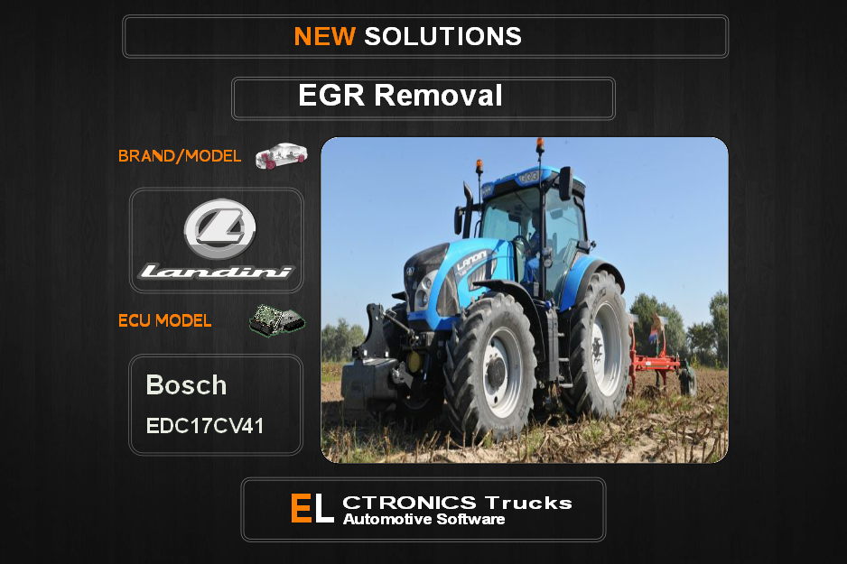 EGR Off Landini Bosch EDC17CV41 Electronics Trucks Automotive Software