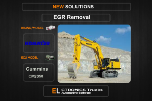 EGR Off Komatsu Cummins CM2350 Electronics Trucks Automotive Software