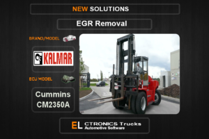EGR Off Kalmar Cummins CM2350A Electronics Trucks Automotive Software
