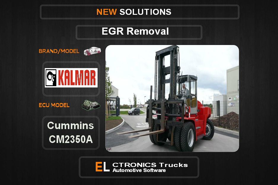 EGR Off Kalmar Cummins CM2350A Electronics Trucks Automotive Software
