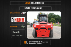 EGR Off Kalmar Bosch EDC17CV41 Electronics Trucks Automotive Software