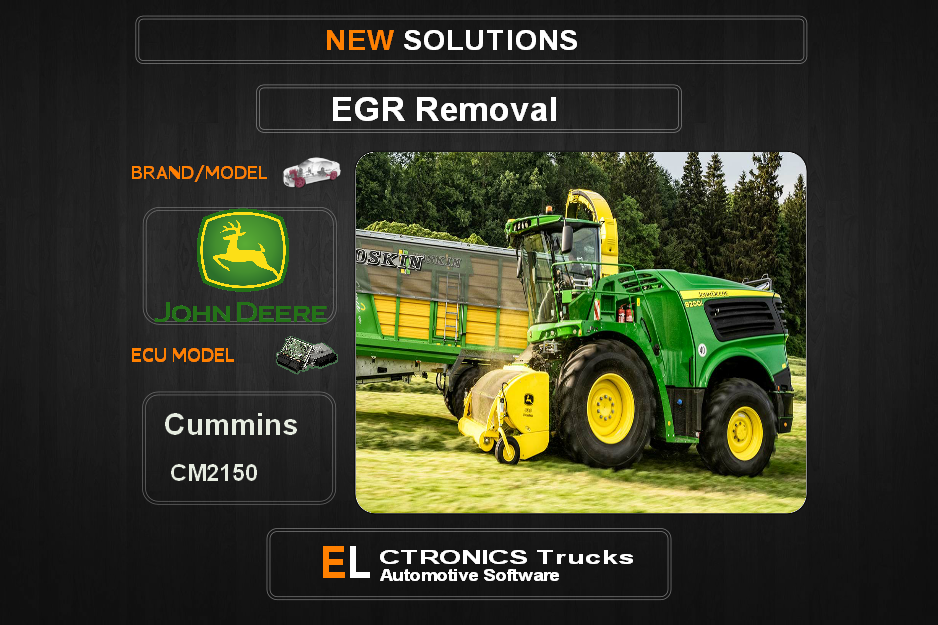 EGR Off John-Deere Cummins CM2150 Electronics Trucks Automotive Software