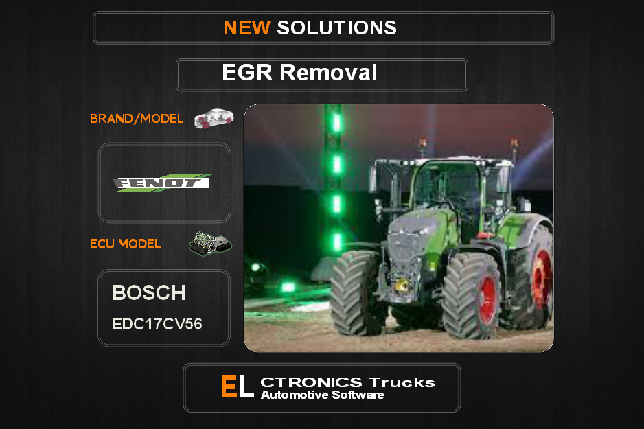 EGR Off Fendt Bosch EDC17CV56 Electronics Trucks Automotive Software
