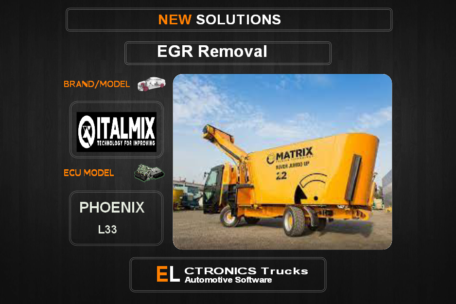 EGR Off Itamix Phonix L33 Electronics Trucks Automotive Software