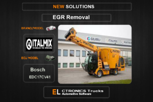 EGR Off Itamix Bosch EDC17CV41 Electronics Trucks Automotive Software