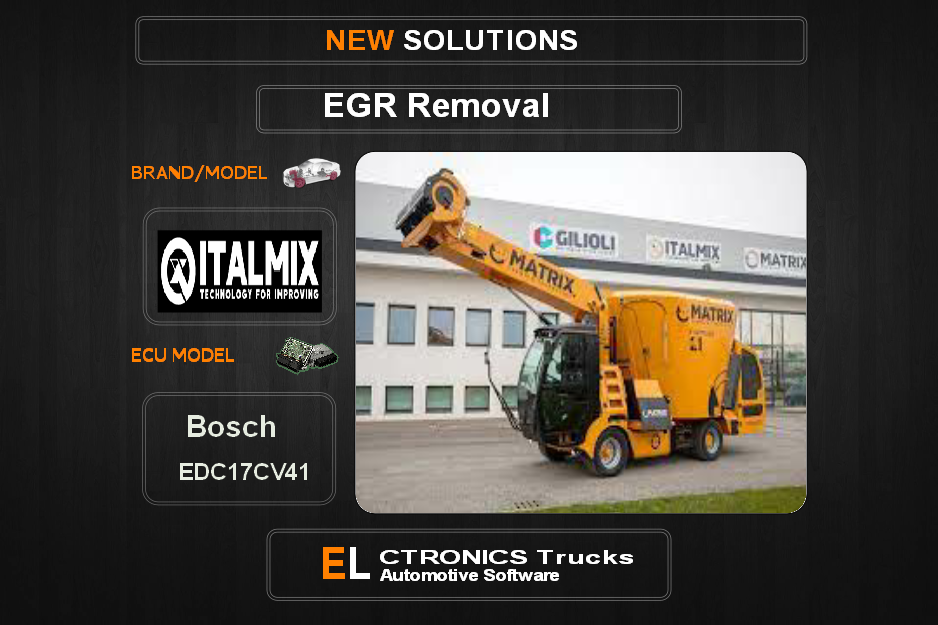 EGR Off Itamix Bosch EDC17CV41 Electronics Trucks Automotive Software