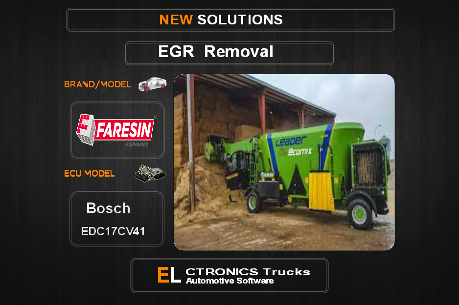 EGR Off Faresin Bosch EDC17CV41 Electronics Trucks Automotive Software