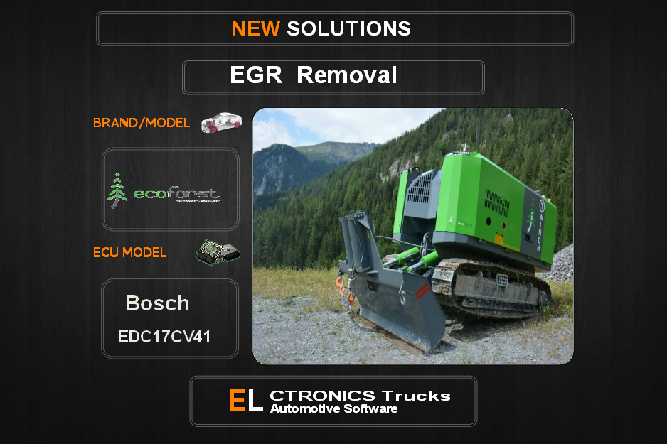 EGR Off Ecoforst Bosch EDC17CV41 Electronics Trucks Automotive Software
