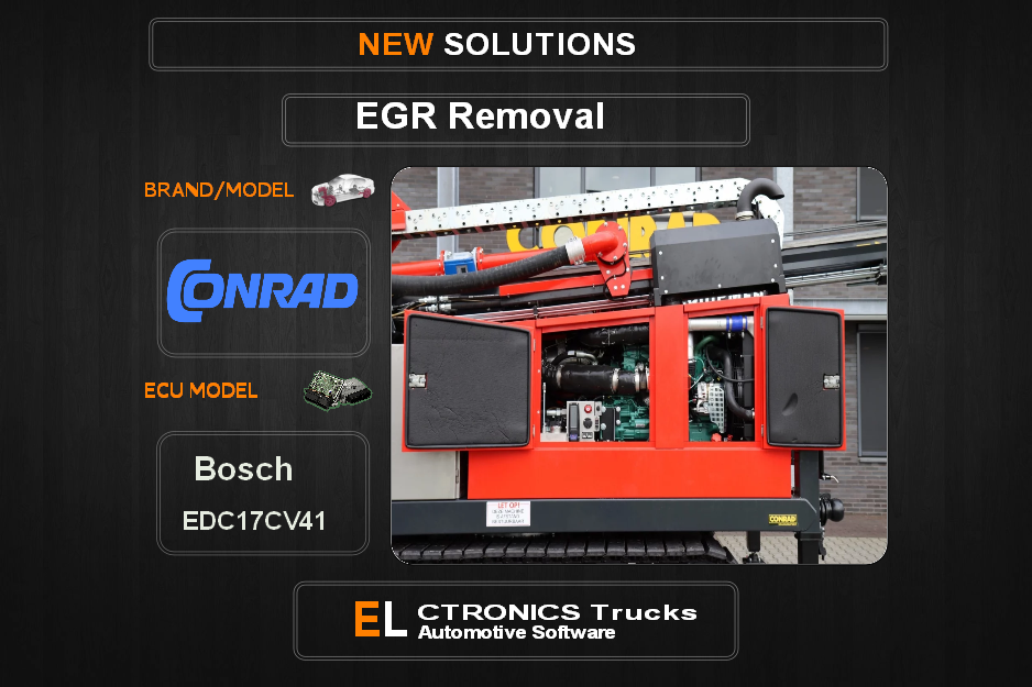 EGR Off Conrad Bosch EDC17CV41 Electronics Trucks Automotive Software