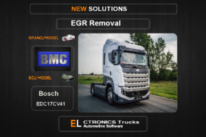 EGR Off Bmc Bosch EDC17CV41 Electronics Trucks Automotive Software