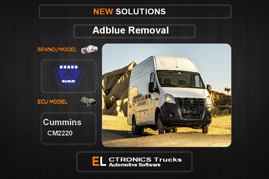 AdBlue OFF Gaz Cummins CM2220 Electronics Trucks Automotive Software