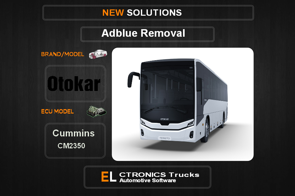 AdBlue OFF Otokar Cummins CM2350 Electronics Trucks Automotive Software