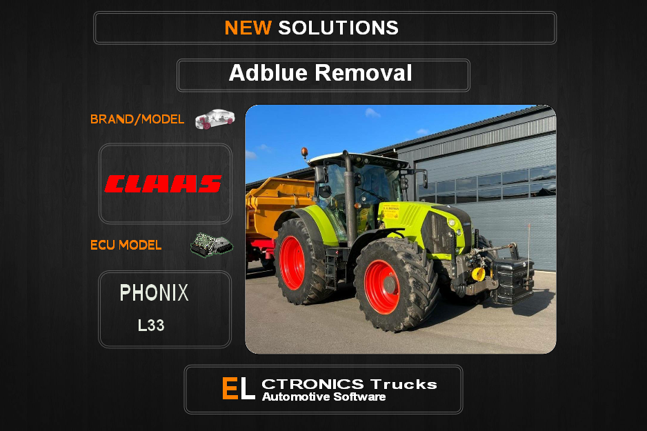 AdBlue OFF Claas  Phonix L33 Electronics Trucks Automotive Software