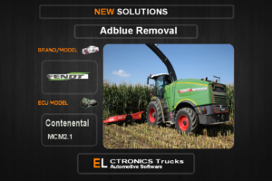 AdBlue OFF Fendt Continental MCM2.1 Electronics Trucks Automotive Software
