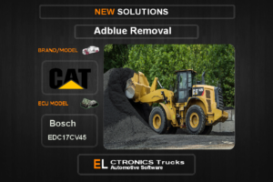 AdBlue OFF Caterpillar Bosch EDC17CV45 Electronics Trucks Automotive Software