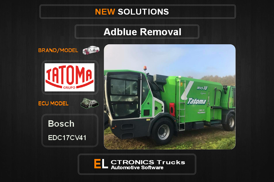 AdBlue OFF Tatoma Bosch EDC17CV41 Electronics Trucks Automotive Software