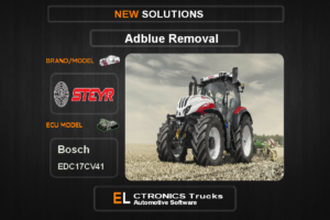 AdBlue OFF Steyr Bosch EDC17CV41 Electronics Trucks Automotive Software