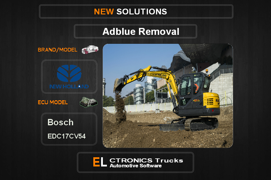 AdBlue OFF New Holland Bosch EDC17CV54 Electronics Trucks Automotive Software