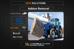 AdBlue OFF New Holland Bosch EDC17C49 Electronics Trucks Automotive Software