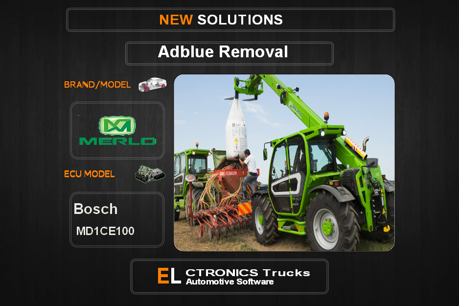 AdBlue OFF Merlo Bosch MD1CE100 Electronics Trucks Automotive Software