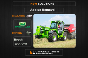 AdBlue OFF Merlo Bosch EDC17CV41 Electronics Trucks Automotive Software
