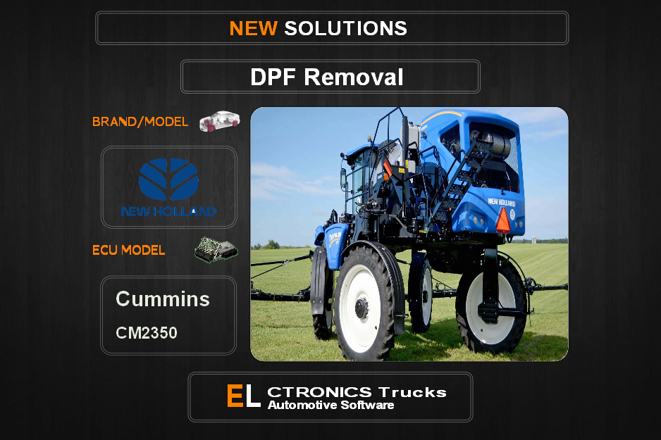 DPF Off New Holland Cummins CM2350 Electronics Trucks Automotive Software
