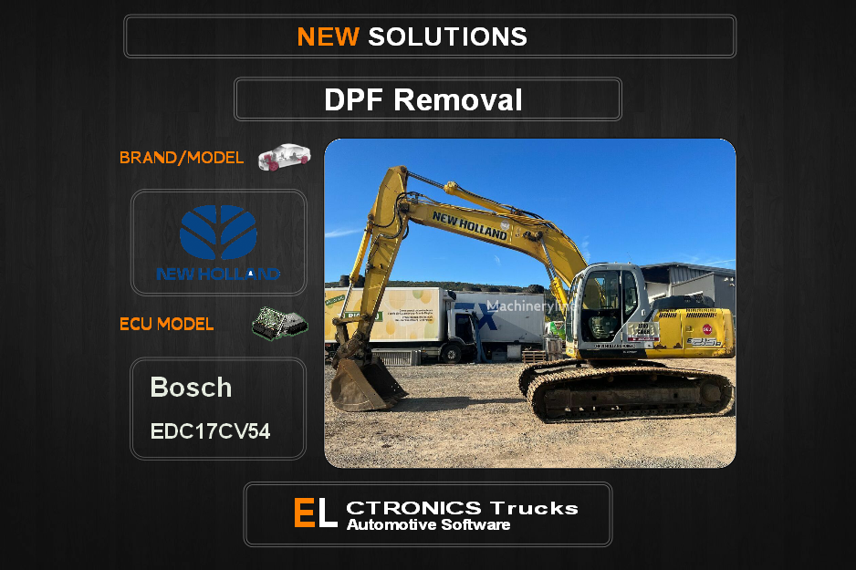 DTC OFF New Holland Bosch EDC17CV54 Electronics Trucks Automotive software