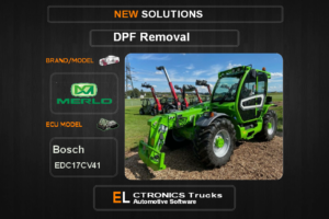 DPF Off Merlo Bosch EDC17CV41 Electronics Trucks Automotive Software
