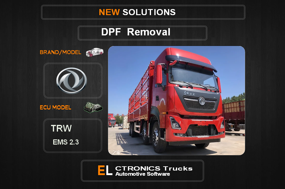 DPF Off Dongfeng TRW  EMS2.3  Electronics Trucks Automotive Software