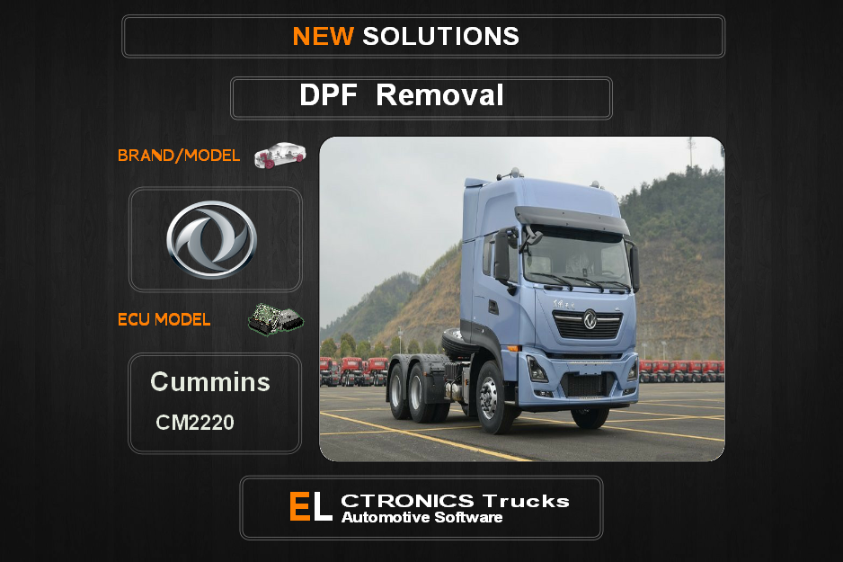 DPF Off Dongfeng Cummins CM2220 Electronics Trucks Automotive Software