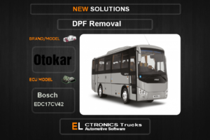 DPF Off  Otokar  Bosch EDC17CV42 Electronics Trucks Automotive Software