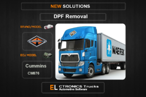 DPF Off International Cummins CM876 Electronics Trucks Automotive Software