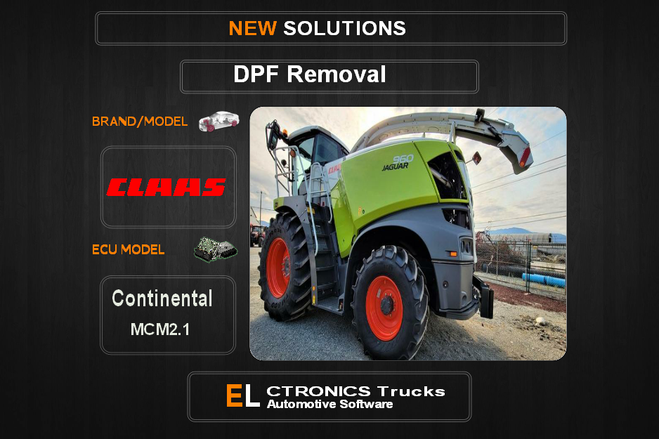 DPF Off Claas Continental MCM2.1 Electronics Trucks Automotive Software