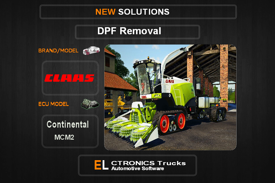 DPF Off Claas Continental MCM2 Electronics Trucks Automotive Software