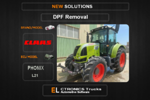 DPF Off Claas Phonix L21 Electronics Trucks Automotive Software