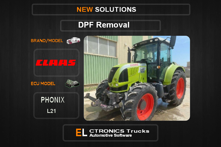 DPF Off Claas Phonix L21 Electronics Trucks Automotive Software