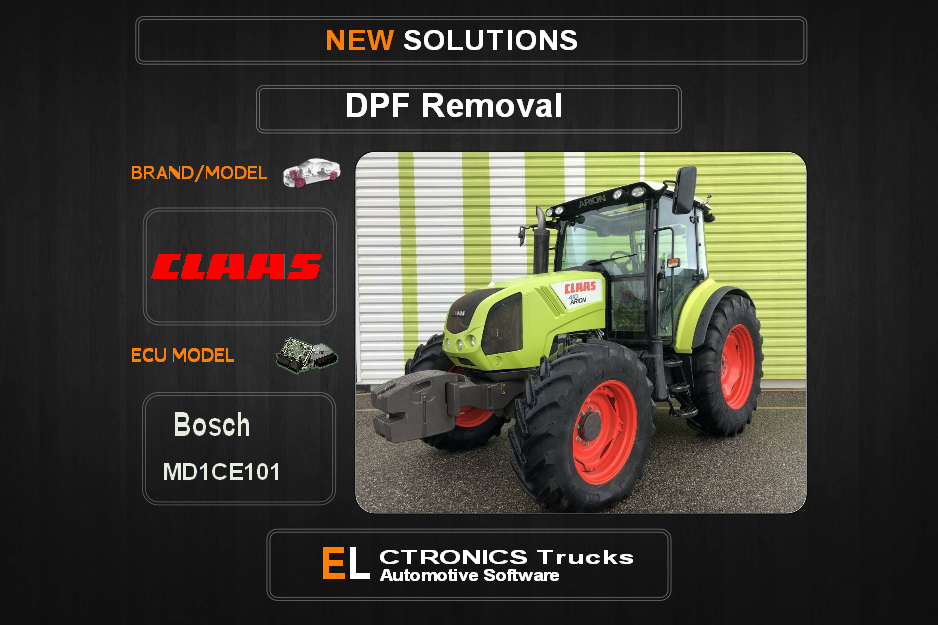 DPF Off Claas Bosch MD1CE101 Electronics Trucks Automotive Software