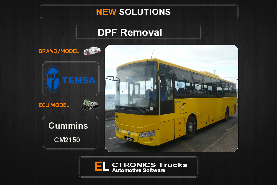DPF Off Temsa Cummins CM2150 Electronics Trucks Automotive Software