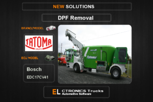 DPF Off Tatoma Bosch EDC17CV41 Electronics Trucks Automotive Software