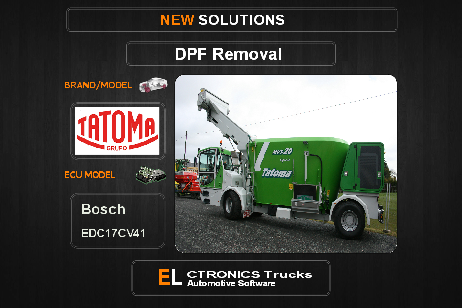 DPF Off Tatoma Bosch EDC17CV41 Electronics Trucks Automotive Software