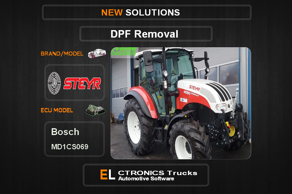 DPF Off Steyr Bosch MD1CS069 Electronics Trucks Automotive Software