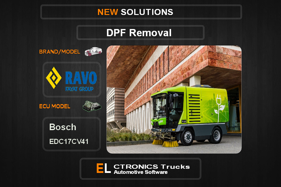 DPF Off Ravo Bosch EDC17CV41 Electronics Trucks Automotive Software