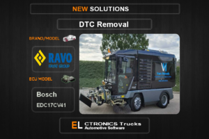 DTC OFF Ravo Bosch EDC17CV41 Electronics Trucks Automotive software