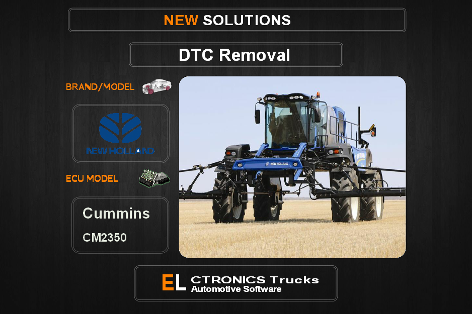 DTC OFF New Holland Cummins CM2350 Electronics Trucks Automotive software