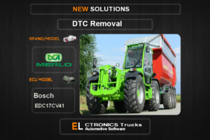 DTC OFF Merlo Bosch EDC17CV41 Electronics Trucks Automotive software