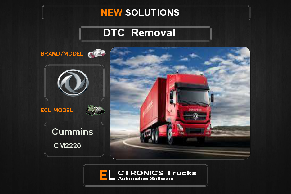 DTC OFF Dongfeng Cummins CM2220 Electronics Trucks Automotive software