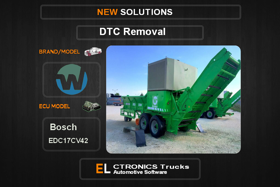 DTC OFF Willibald Bosch EDC17CV42 Electronics Trucks Automotive software